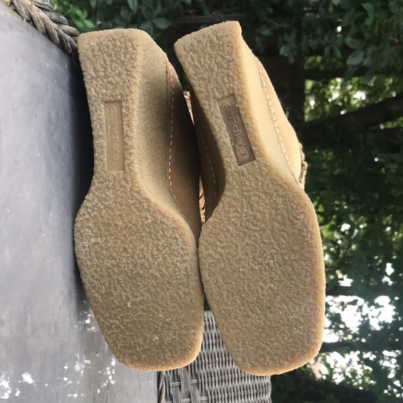 Candie’s Vintage Sz 7.5 Moccasin Wedge Fringe Suede Tall Western Cowboy Boots - Picture 9 of 15